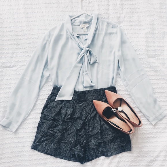 H&M Pants - H&M black and white polka dot shorts